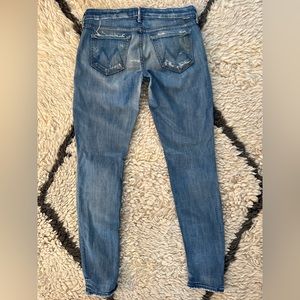 Mother The Looker size 29 deconstructed jeans